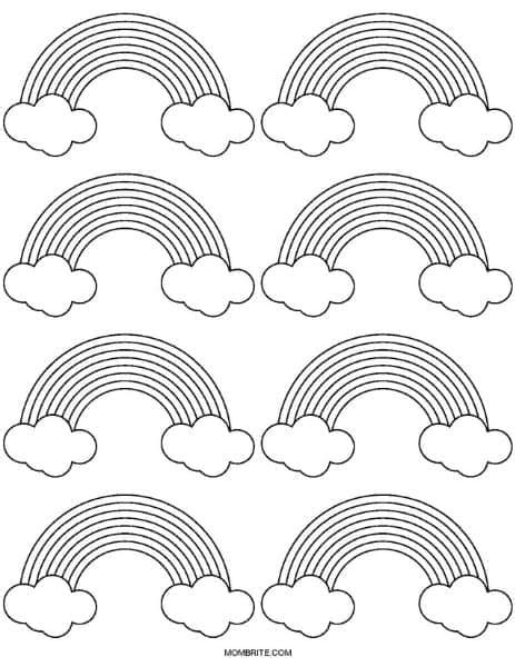 Free Printable Rainbow Templates And Coloring Pages For Kids Mombrite