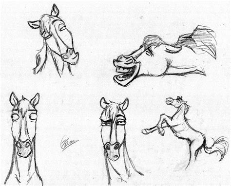 Cartoon Horse Heads By Kezzamoss On Deviantart