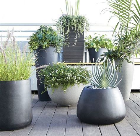 Large Outdoor Planters Modern Planters Outdoor Outdoor