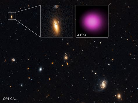 X Ray Telescopes Find Evidence For Wandering Black Hole