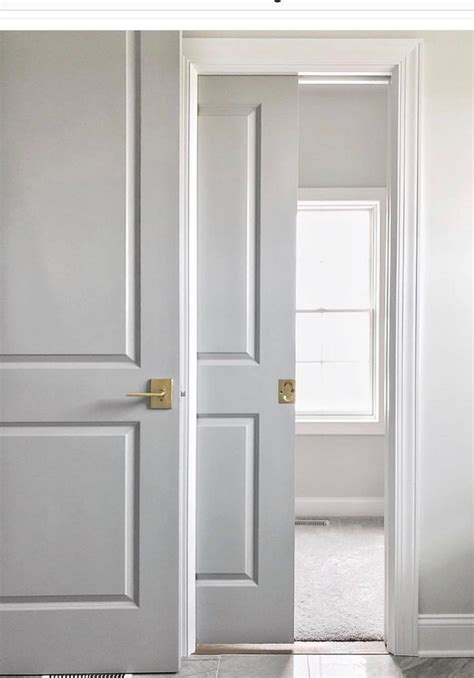 Light Grey Doors With Gold Handles Grey Interior Doors Doors