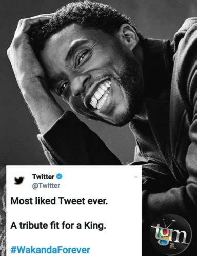 Chadwick Bosemans Final Tweet Becomes Most Liked Post In Twitter History