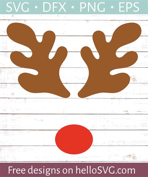 Download Reindeer Monogram SVG - Free SVG files | HelloSVG.com
