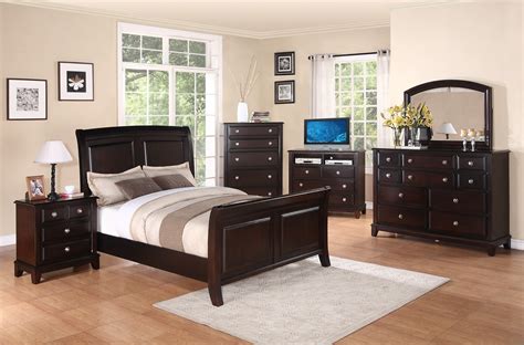 Our fully customizable furniture makes finding the perfect match for your home a simple task. G9800A Sleigh Bedroom Set in Cappuccino Solid Wood