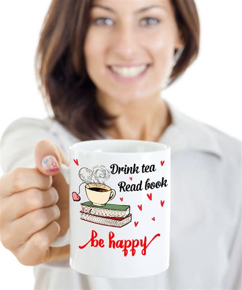 Drink Tea Read Book Be Happy Drinking Tea Tea Reading Drinks