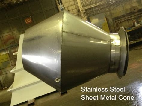 Stainless Steel Sheet Metal Cone