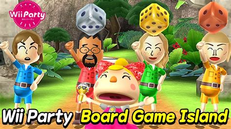 wii party board game island gameplay expert com elysia vs kentaro vs rachel vs silke