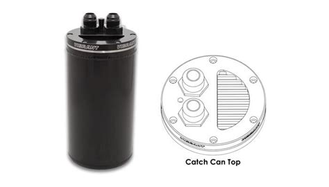 Vibrant 12695 Catch Can With Integrated Filter