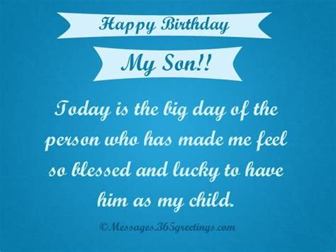 Happy First Birthday My Son Quotes