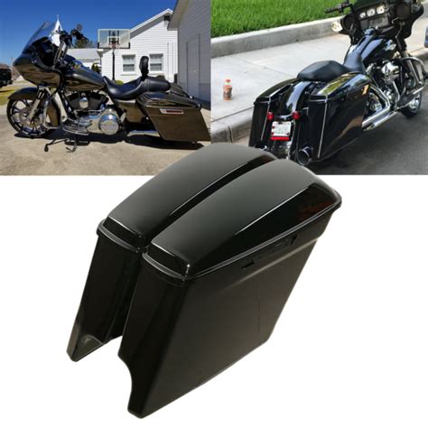 5 Stretched Extended Saddlebags Fit For Harley Electra Glide Road King 2014 Up Ebay