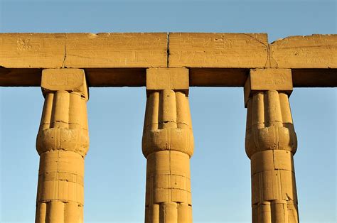 Papyrus Columns At Luxor Temple Egypt By Petr Svarc Redbubble