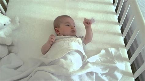 6 Weeks Old Baby Discovers Her Hand For First Time Youtube