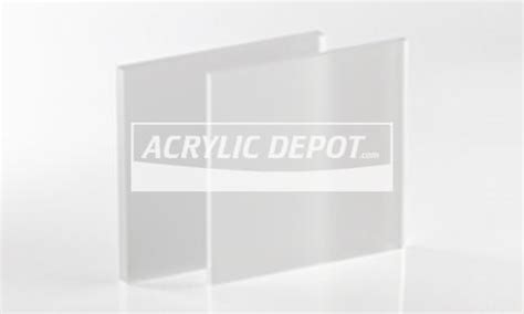 Frosted Clear Cast Acrylic Sheet Acrylic Depot