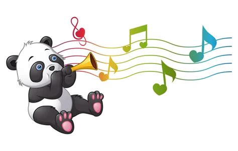 Cartoon Panda Playing A Cello — Stock Vector © Kchungtw 22779992