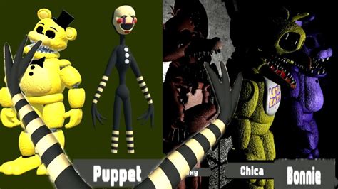 Play As Puppet Golden Freddy Freddy More Sinister Turmoil Youtube
