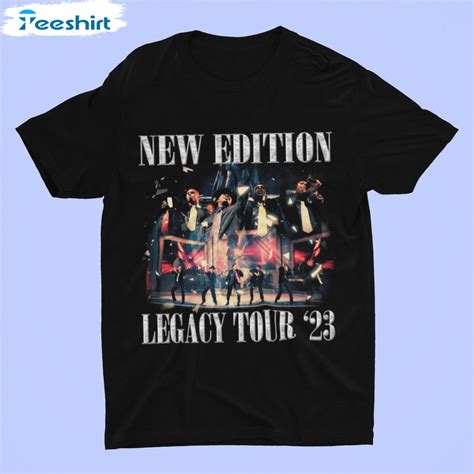 New Edition Legacy Tour 2023 Shirt Vintage New Edition Short Sleeve