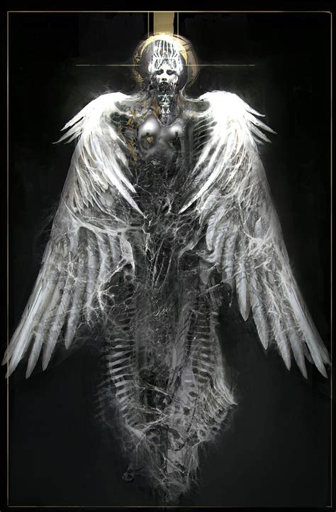 Angel Andrei Riabovitchev Ghost Orbs Horror Art Fantasy