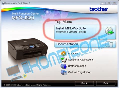 If you can not look for the exact driver for your brother. Install Printer Brother MFC-J220+Driver Original - KOMPIZONE