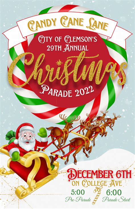 29th Annual Christmas Parade City Of Clemson South Carolina