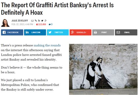 Its All Right Everyone Banksy Hasnt Been Arrested · The Daily Edge