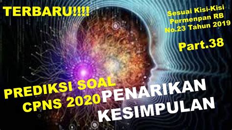 Contoh soal antonim pada test cpns 2021, antonim merupakan salah satu soal yang hampir selalu muncul pada oleh celotehpraja.com 1/04/2020 posting komentar. Prediksi Soal TIU HOTS CPNS Terbaru 2020 - PENARIKAN ...