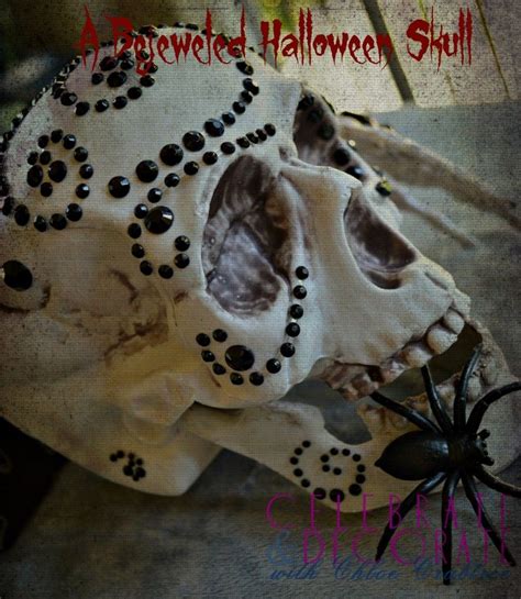 Bejeweled Skull Special Halloween Fall Halloween Decor Halloween