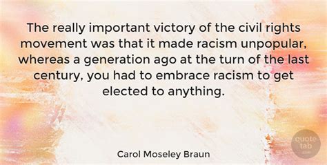 Carol Moseley Braun The Really Important Victory Of The Civil Rights
