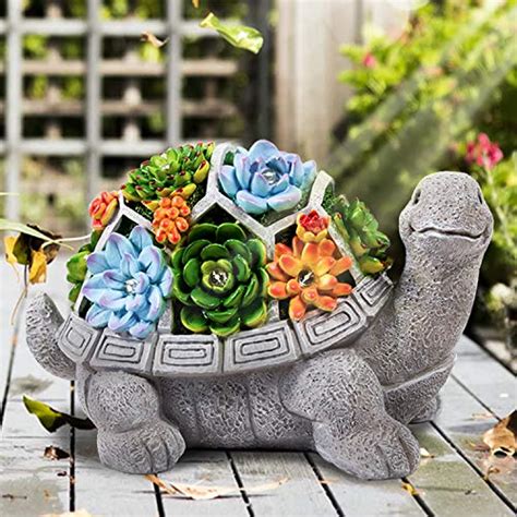 93wwt3v Leses Garden Statues Turtle Outdoor Ornament Figurines With