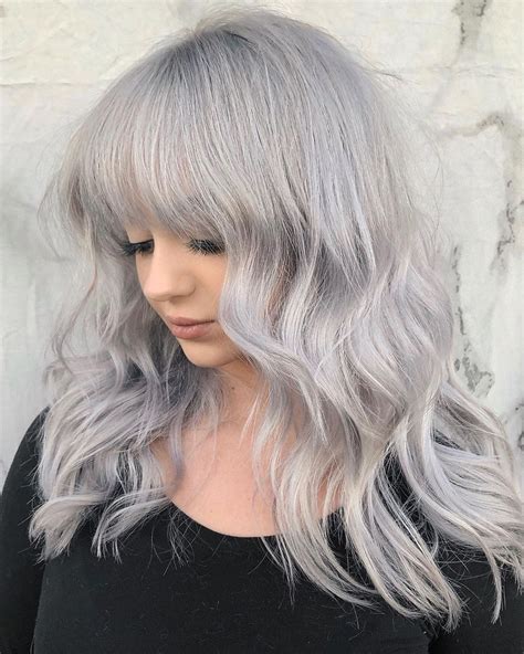 40 Bombshell Silver Hair Color Ideas For 2021 Hair Adviser Silver