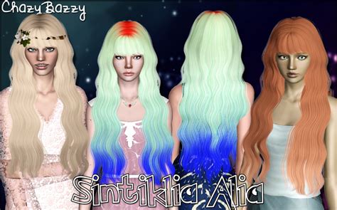 Sintiklia`s Alia Hairstyle Retextured By Chazy Bazzy Sims 3 Hairs
