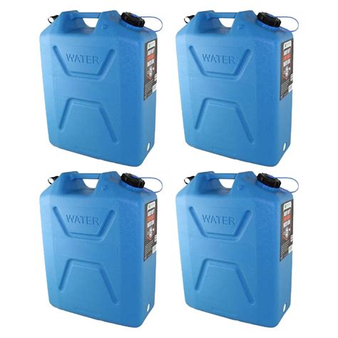 wavian 5 gallon plastic water jug can container with easy pour spout 4 free hot nude porn pic
