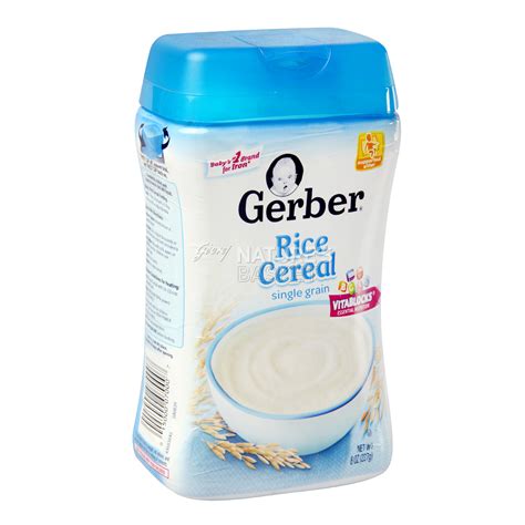 Rice Cereal Gerber