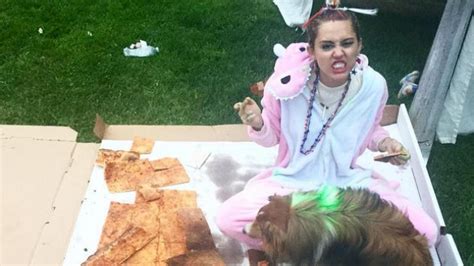 Miley Cyrus 24 Pictures That Prove Shes The Queen Of Weird Instagram