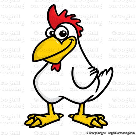 Cartoon Chicken Clip Art Stock Illustration Coghill