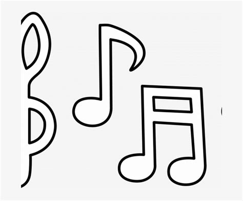 Music Notes Symbols Music Note Template Printable Free Free