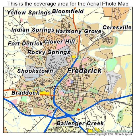 Frederick Md Maryland Aerial Photography Map 2015 Photo Maps Aerial