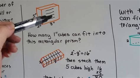Grade 6 Math 133a Volume Of A Solid Figure Using Fomulas Youtube