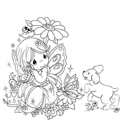 Coloring Pages Fairy Coloring Pages Cute Coloring Pag