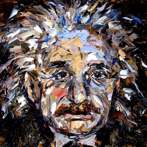 Debra Hurd Original Paintings And Jazz Art Albert Einstein Portrait