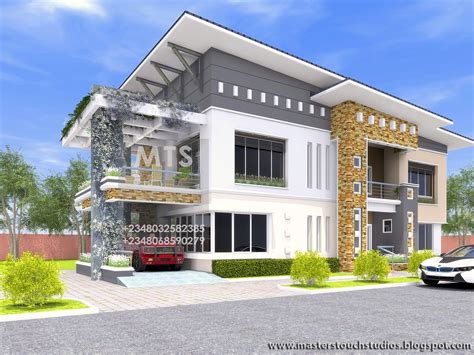 With our duplex house plans, you get two homes for the price of one! Engr. Eddy 6 bedroom Duplex - Modern and contemporary ...