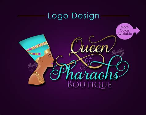 Custom Logo Boutique Logo Logo Design Logo Custom Nefertiti Logo