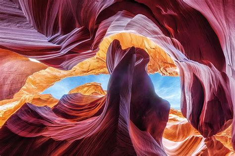 Hd Wallpaper Antelope Canyon Rock Formation Arizona United States