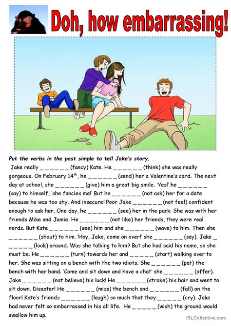 How Embarrassing Pictur English Esl Worksheets Pdf And Doc