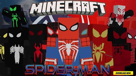 Spider Man Addonmod In Minecraft Pebe 118 119 For Androidpcios