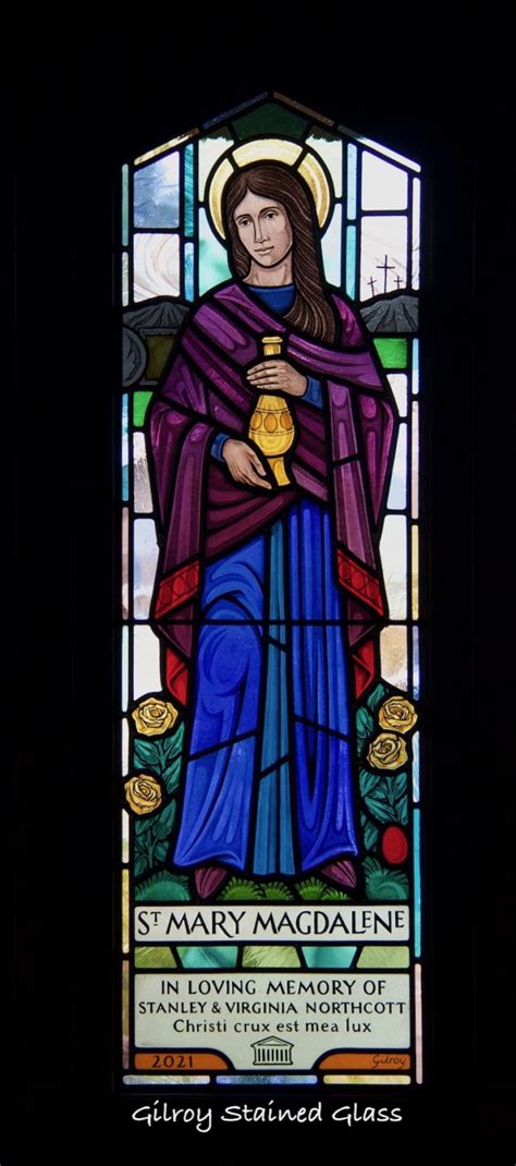 St Mary Magdalene Gilroy Stained Glass Ltd Vancouver Bc Canada