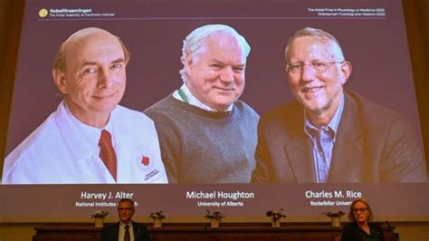 Nobel De Medicina Harvey J Alter Michael Houghton Y Charles M Rice Ganan El Premio Por El