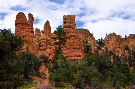 Hoodoo Rock Formations Of Red Canyon 1323715 Stock Photo At Vecteezy
