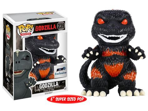 Both funko pops are very well detailed and will be excellent monsters to display in any collection. Pop! Movies: Godzilla - Super-Sized 6" "Burning" Godzilla ...