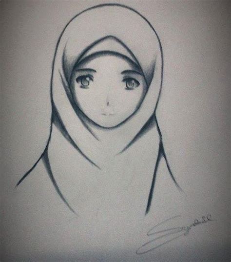Manga Hijab Girl Drawing By Syabiljohari On Deviantart