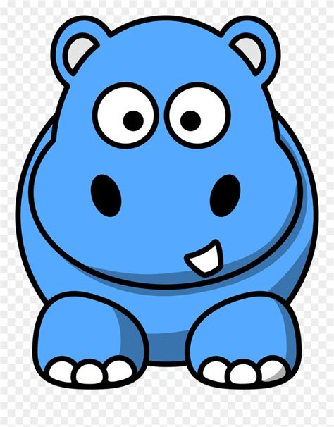 Clipart Hippo Blue Hippo Clipart Hippo Blue Hippo Transparent Free For
